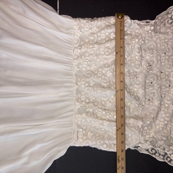 NWT French Connection Maui Lace Fit & Flare Dress 8 Bridal Graduation Shower - Picture 10 of 13